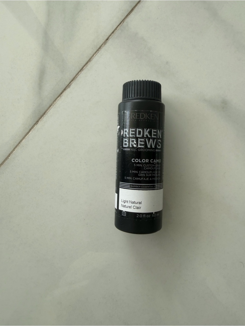 Redken Brews Color Camo Bottle — Black and White
